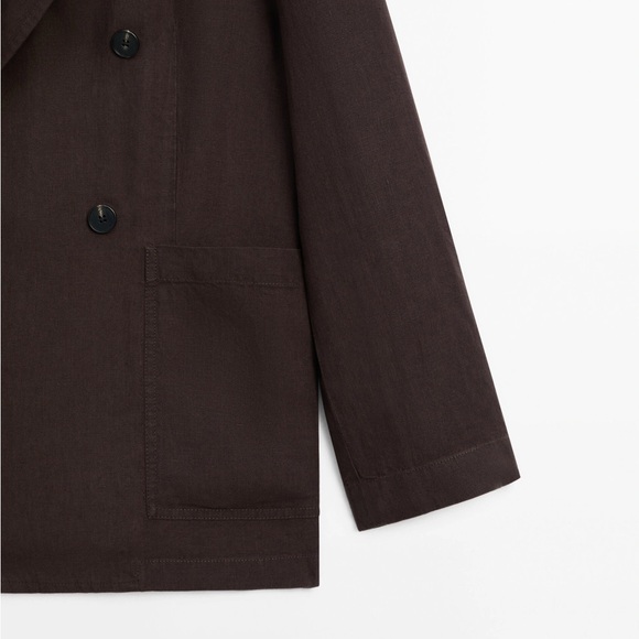 massimo dutti linen blazer - Picture 9 of 10